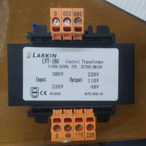 [EZM.5800374] Trafo Step Down Larkin LVT-160 160VA output 220V 110V 48V 36V 24V 12V