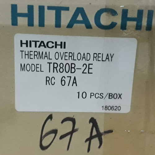 [EZM.5800389] Thermal Overload Relay HITACHI TR80B TR80B-2E TR80B2E