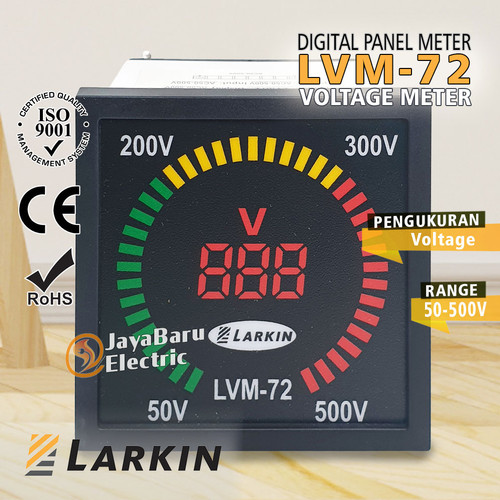 [EZM.5800459] Digital Voltmeter Volt meter Digital LARKIN LVM72