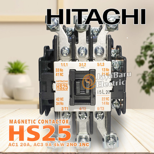 [EZM.5800503] Contactor Kontaktor HITACHI HS25 110V 220V 380V