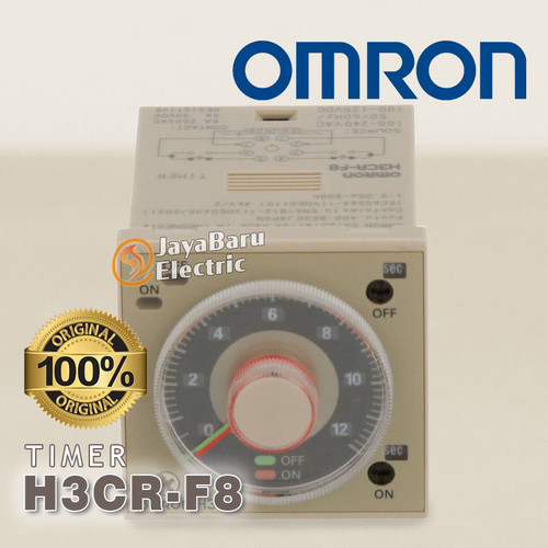 [EZM.5800555] Omron Twin Timer H3CR-F8 24V 220V ASLI ORIGINAL