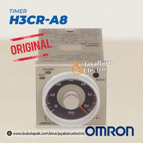 [EZM.5800557] Omron Timer H3CR-A8 24V 220V ASLI ORIGINAL
