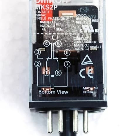 [EZM.5800572] Relay OMRON MKS2P 24V 110V 220V AC Asli ORIGINAL