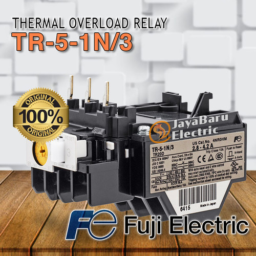 [EZM.5800614] Thermal Overload Relay Fuji TR-5-1N/3 TR51N TR5-1N