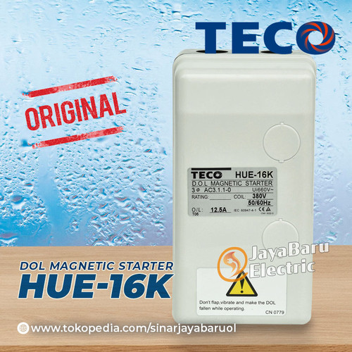 [EZM.5800715] DOL Magnetic Motor Starter TECO HUE-16K HUE16K