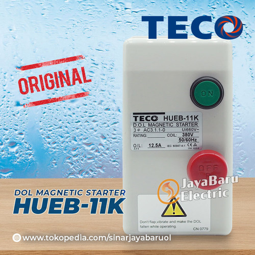 [EZM.5800717] DOL Magnetic Motor Starter TECO HUEB-11K HUEB11K