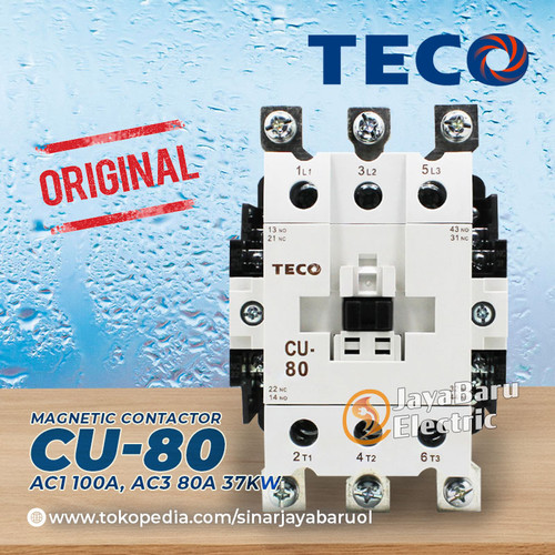 [EZM.5800748] Kontaktor / Contactor TECO CU-80 CU80 24V 110V 220V 380V AC Coil