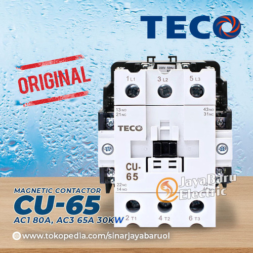 [EZM.5800749] Kontaktor Contactor TECO CU-65 CU65 110V 220V 380V