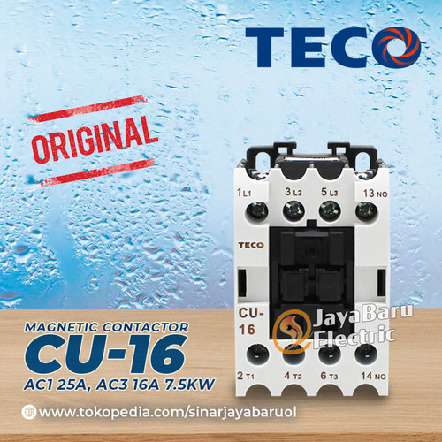 [EZM.5800760] Kontaktor / Contactor TECO CU-16 CU16 24V 110V 220V 380V AC Coil