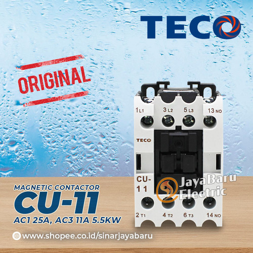 [EZM.5800761] Kontaktor / Contactor TECO CU-11 CU11 24V 110V 220V 380V AC Coil
