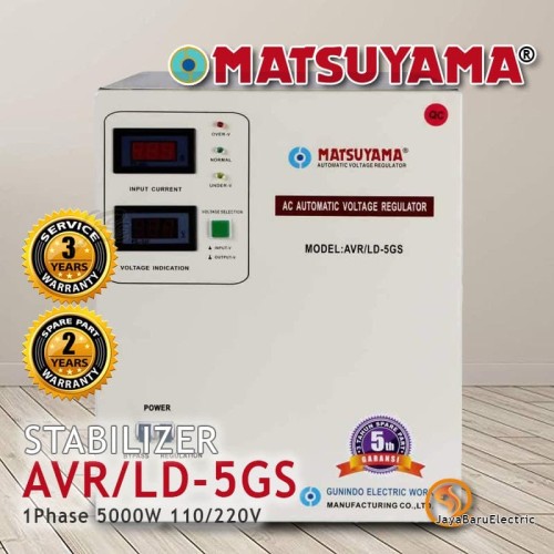 [EZM.5800764] Stabilizer Stavol AVR MATSUYAMA Stavolt 5000 Watt 5kva AVR/LD-5GS