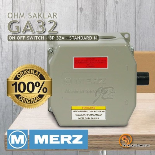 [EZM.5800787] Ohm Saklar / Cam Switch / ON OFF Switch Merz 3P 32A GA32