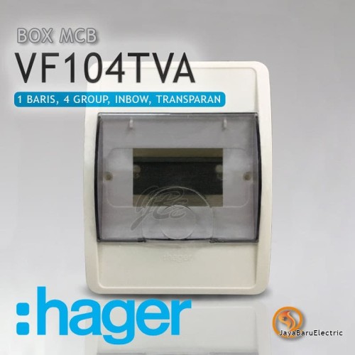 [EZM.5800836] Box MCB HAGER 4 Group Inbow VF104TVA