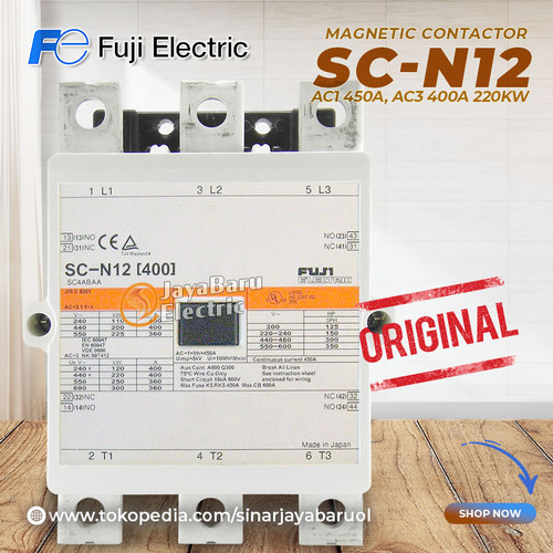 [EZM.5800887] Kontaktor / Contactor Fuji SC-N12 SCN12 110V 220V 380V AC Coil