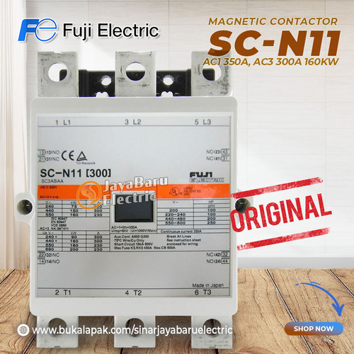 [EZM.5800888] Kontaktor / Contactor Fuji SC-N11 SCN11 110V 220V 380V AC Coil