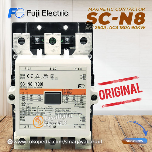 [EZM.5800890] Kontaktor / Contactor Fuji SC-N8 SCN8 110V 220V 380V AC Coil