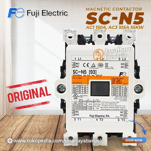[EZM.5800893] Kontaktor / Contactor Fuji SC-N5 SCN5 110V 220V 380V AC Coil