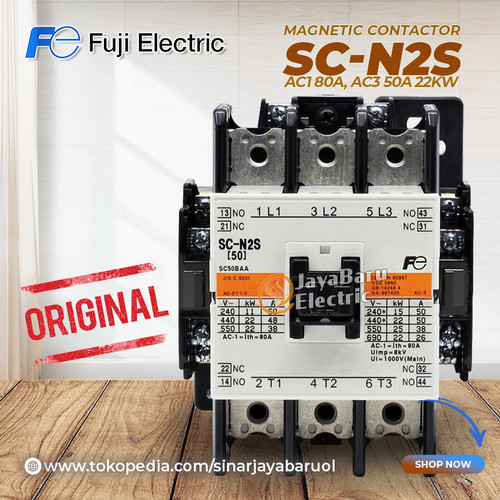 [EZM.5800896] Kontaktor / Contactor Fuji SC-N2S SCN2S 110V 220V 380V AC Coil