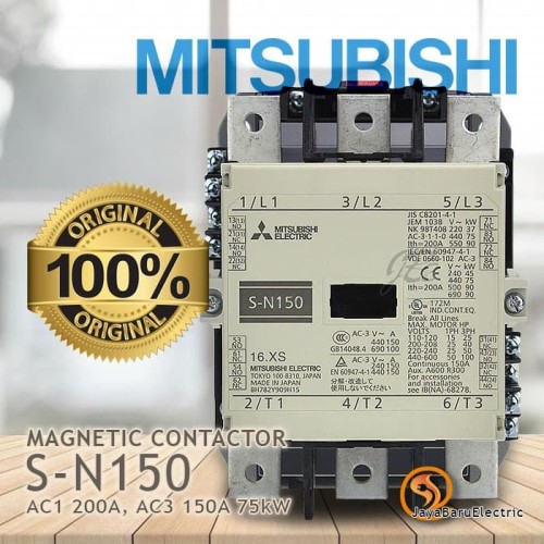 [EZM.5801057] Kontaktor / Contactor Mitsubishi S-N150 SN150 110V 220V 380V AC Coil