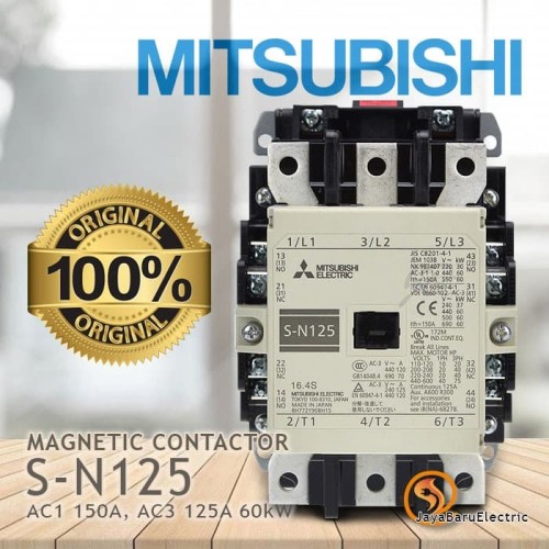 [EZM.5801058] Kontaktor / Contactor Mitsubishi S-N125 SN125 110V 220V 380V AC Coil