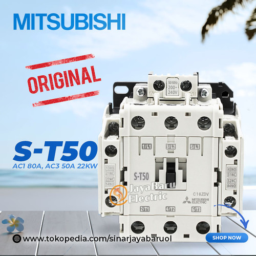 [EZM.5801062] Kontaktor / Contactor Mitsubishi S-T50 ST50 110V 220V 380V AC Coil