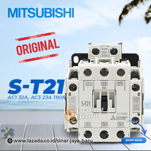 [EZM.5801169] Kontaktor / Contactor Mitsubishi S-T21 ST21 110V 220V 380V AC Coil