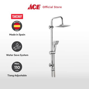 Ace Tatay London Set Shower Mandi Chrome
