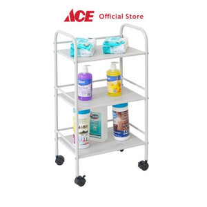 Ace - Stora Rak Troli 3 Tingkat 40x28.4x74 Cm - Putih