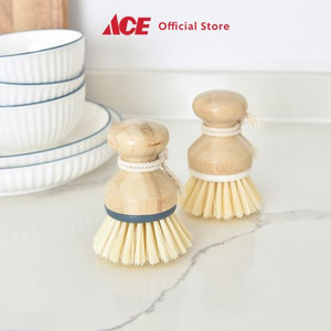 Ace - Ataru Sikat Piring Minimalis Round - Abu-Abu Tua