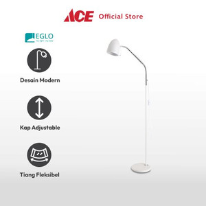 Ace - Eglo Lara Lampu Lantai E27 - Putih Matt