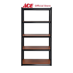 Ace Tactix 91.4 X 40.6 X 183 cm Rak Besi 5 Tingkat - Hitam