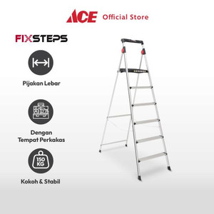 Ace - Fixsteps Tangga Lipat Aluminium American Type 6 Step