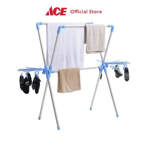Ace - Krisbow Jemuran Pakaian X Type Ylt-0205 - Biru