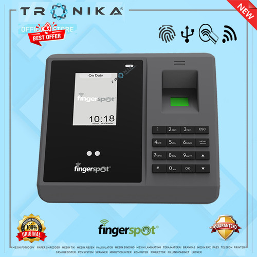[EZO.6100049] MESIN ABSENSI | FINGERSPOT REVO WF-206BNC | ORIGINAL | GARANSI RESMI