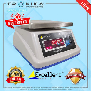 [EZO.6100091] TIMBANGAN DIGITAL WATERPROOF | EXCELLENT SUPER H20 3KG 6KG 15KG 30KG
