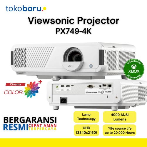 [EZO.7200436] Projector ViewSonic PX749-4K UHD HDR 4000 Lumens 240Hz