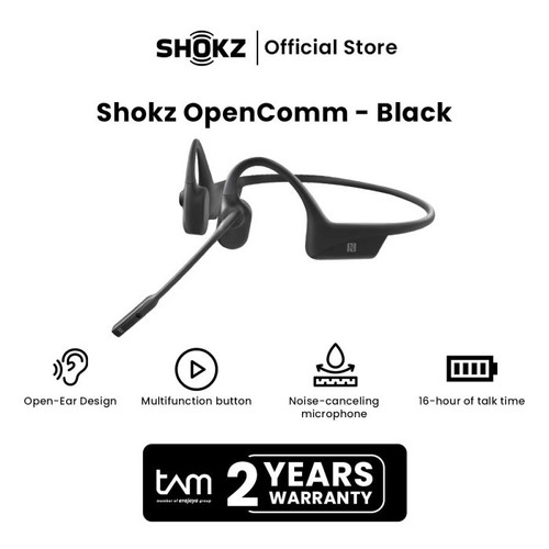 [EZO.7200506] Shokz OpenComm Headphone - Black