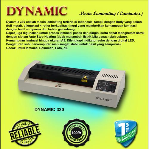 [EZO.7200534] Mesin Laminating DYNAMIC 330 Mesin Laminating Dynamic-330 LED