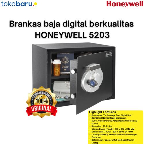 [EZO.7200542] Honeywell Brankas Baja Digital  Berkualitas Tinggi 5203