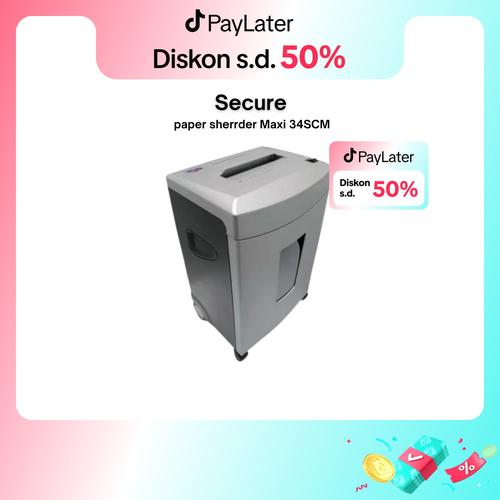 [EZO.7200581] Secure Maxi 34SCM - Mesin Penghancur Kertas / Papper Sherdder - Cross Cut