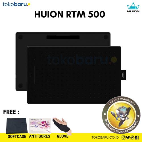 [EZO.7200631] Huion Pen Tablet RTM500 Medium Garansi Resmi 1 Tahun
