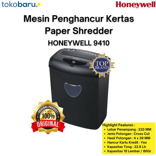 [EZO.7200701] Mesin Penghancur Kertas HONEYWELL 9410 Paper