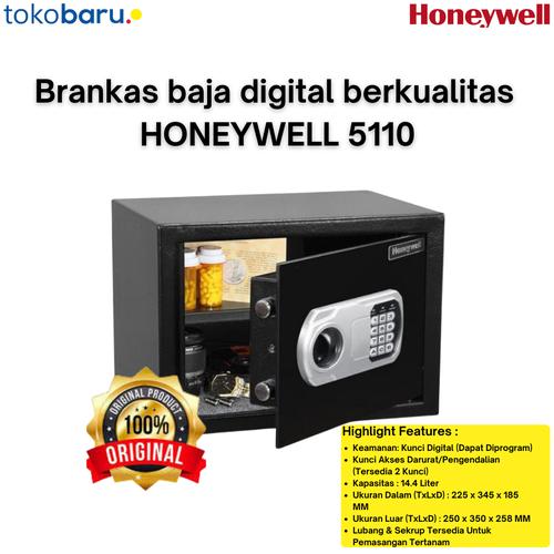 [EZO.7200703] Honeywall Brankas Baja Digital Berkualitas Tinggi  5110