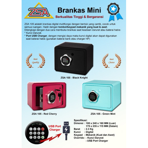 [EZO.7200704] brankas mini Honeywell USA 5005