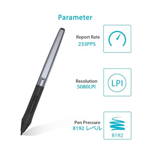 [EZO.7200737] Huion Pen Stylus PW100 Untuk H640P-H950P-H1060P-H610 Pro V2 Pen Tablet