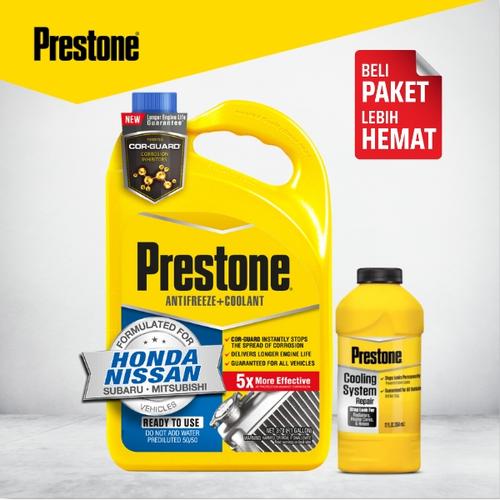 [EZM.7300004] Prestone 50/50 Cor-Guard Asian Blue + Stop Leak Cegah Rembes Radiator