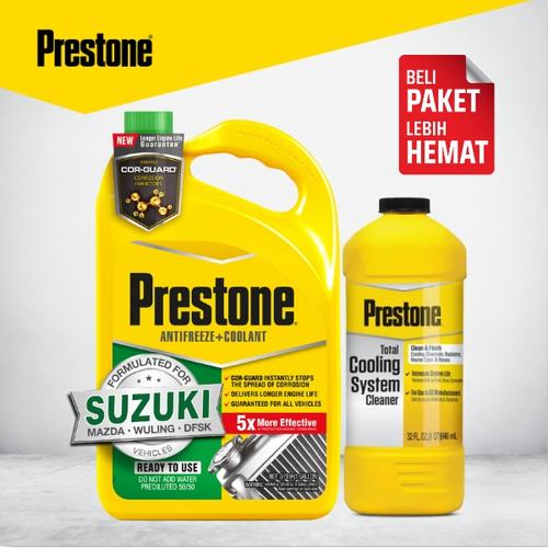 [EZM.7300006] Prestone 50/50 Cor-Guard Asian Green Coolant + Cleaner Air Radiator