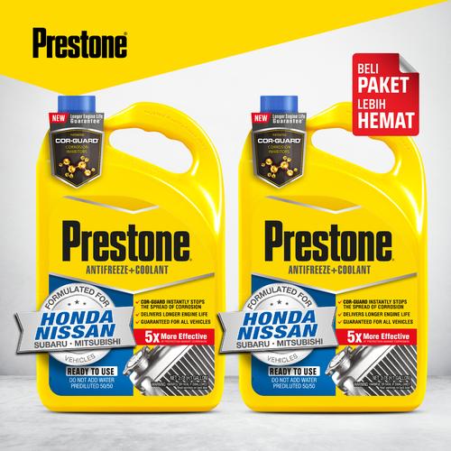 [EZM.7300011] Prestone 50/50 Cor-Guard Asian Blue Coolant ReadyToUse Air Radiator x2
