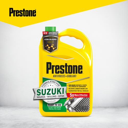 [EZM.7300014] Prestone 50/50 Cor-Guard Asian Green Coolant Ready To Use Air Radiator