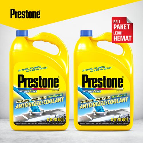 [EZM.7300018] Prestone [Bundle] Ready To Use Blue 3.78L x 2 Air Radiator Mobil Motor